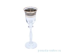 Рюмка 60 мл 6 шт &quot;Анжела /Платиновая полоса с золотом&quot; / 145682