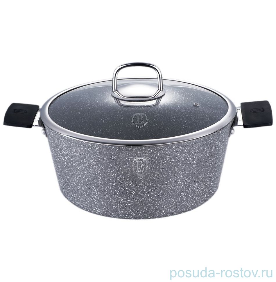 Кастрюля 24 см с крышкой "Grey Stone Touch Line"  / 112390