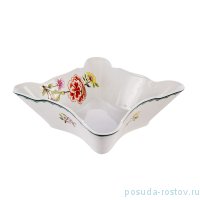 Салатник 17 см квадратный &quot;Аляска /Цветы /2731&quot; / 166723