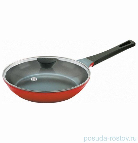 Сковорода 26 см с крышкой "Фрайбест /Orange" / 078486