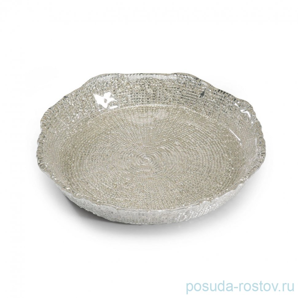 Ваза для фруктов 32 см песочная "Diamanté"  / 373971