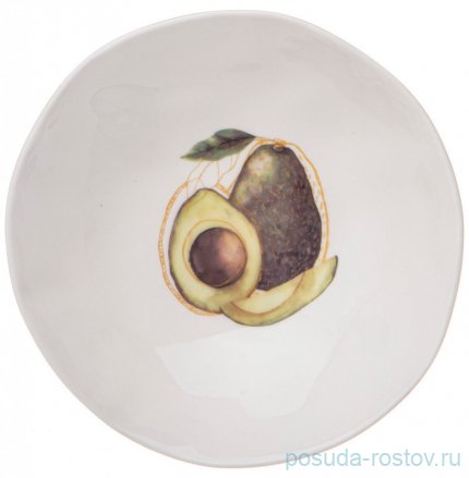 Тарелка 18 х 5 см глубокая 500 мл зелёная &quot;avocado&quot; (2шт.) / 298391