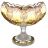 Ваза для конфет 20,5 см н/н &quot;S.Crystal /Резной с золотом&quot; / 059913