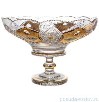 Ваза для фруктов 40,5 см &quot;Хрусталь с золотом&quot; / 086044