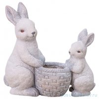Кашпо декоративное  34 x15 x 34 см &quot;Кроликик&quot; / 344794
