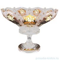 Ваза для фруктов 30 см н/н &quot;Хрусталь с золотом&quot; / 059929