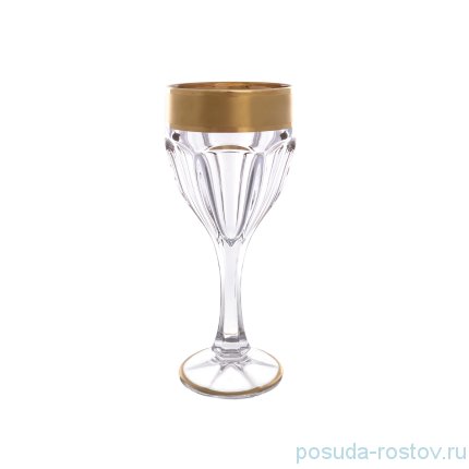 Бокалы для красного вина 290 мл 6 шт &quot;Сафари /Матовая полоса /золото&quot; AS Crystal / 201622