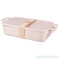 Блюдо для запекания 35 х 17 х 7,5 см с крышкой 1,5 л &quot;Fusion /Пудровый&quot; / 273065