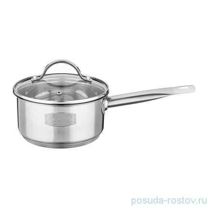 Ковш 14 х 7 см со стеклянной крышкой 1 л &quot;CRAFT COLLECTION&quot; / 213769