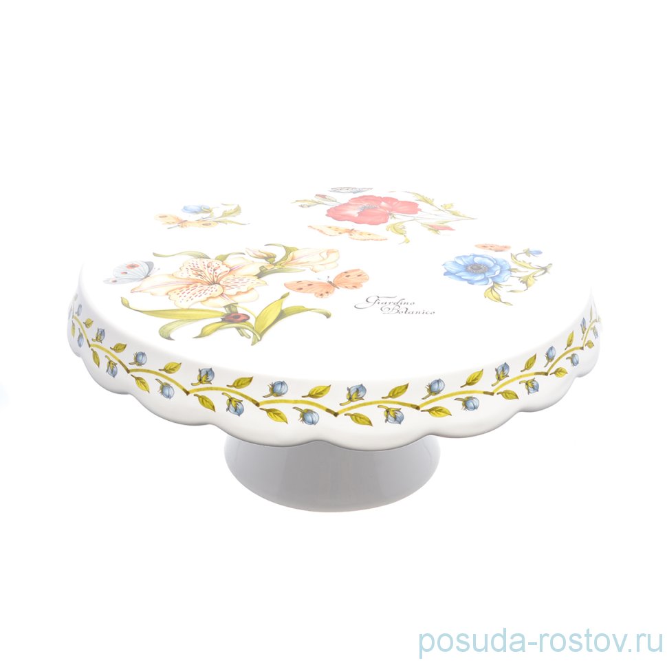 Тортница 32 см н/н "Artigianato ceramico /Ботанический сад" / 228181