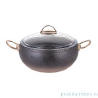 Кастрюля 24 х 10,5 см с антипригарным гранитным покрытием 4,5 л медный &quot;KEOPS SETS&quot; / 169769