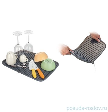 Сушилка для посуды 42 x 24 см силиконовая &quot;Tescoma /CLEAN KIT&quot; / 142361