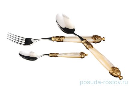 Столовые приборы 18 предметов &quot;Siena Antique Gold /Champagne Steel&quot; / 114549