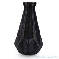 Ваза для цветов 30 см чёрная &quot;Bohca Black&quot; / 269495