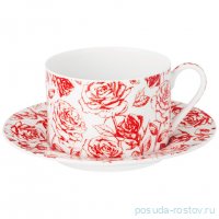 Чайная пара 200 мл &quot;Roses&quot; / 332603