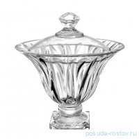 Конфетница 22,5 см н/н с крышкой &quot;Flame /Без декора&quot; / 336520
