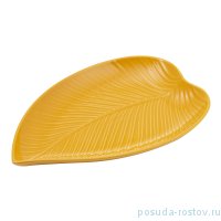 Блюдо 35 см Лист жёлтое &quot;In the Forest Leaf&quot; / 241895
