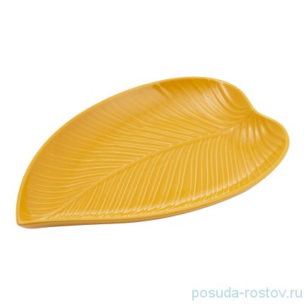 Блюдо 35 см Лист жёлтое &quot;In the Forest Leaf&quot; / 241895