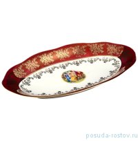 Блюдо 26 см овальное &quot;Фредерика /Мадонна красная&quot; / 096638