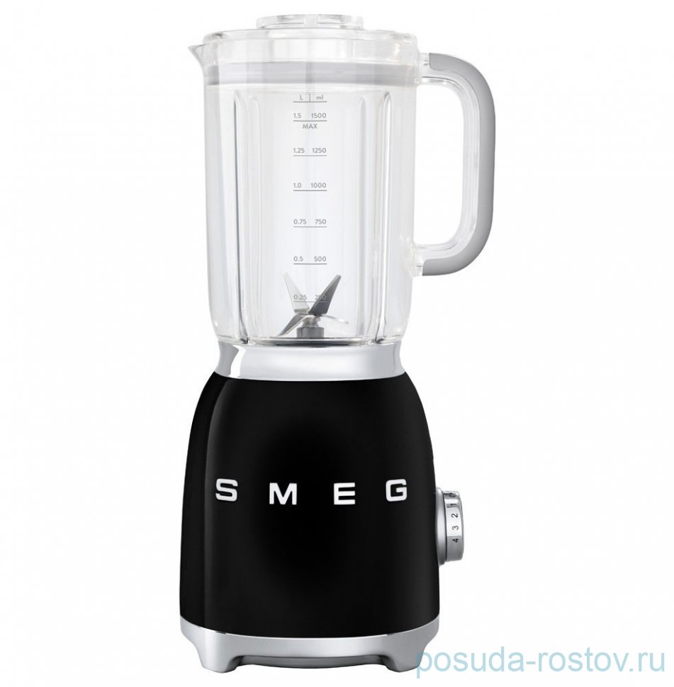 Блендер 1,5 л 800 Вт чёрный "Smeg"  / 303709