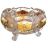 Тройножка 15,5 см &quot;S.Crystal /Резной с золотом&quot; / 059923