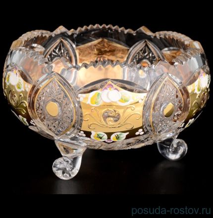 Тройножка 15,5 см &quot;S.Crystal /Резной с золотом&quot; / 059923