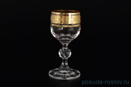 Рюмки 50 мл 6 шт &quot;Клаудия /Цветочный узор на золоте&quot; / 005659