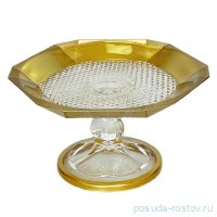 Ваза для конфет 20 см н/н &quot;Barok /золото&quot; / 255272