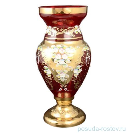 Ваза для цветов 35 см "Лепка красная /83219" / 042201
