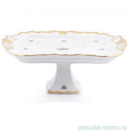 Поднос 34 х 29 см н/н &quot;Корона /Золотая роза&quot; / 246926