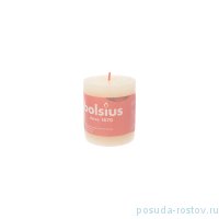 Свеча Рустик 8 х 6,8 см &quot;Мягкая жемчужина /Bolsius&quot;   / 257263