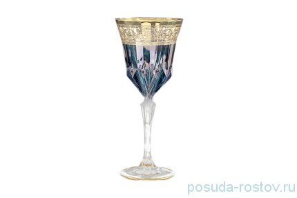 Бокалы для красного вина 220 мл 6 шт &quot;Timon /Адажио /Синий с золотом&quot; / 156290