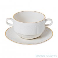 Бульонная пара 350 мл, фарфор, &quot;Aristocrat-Gold&quot;. Noble / 367679