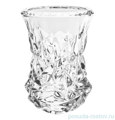 Ваза для цветов 10 см &quot;Glacier /Без декора&quot; хрусталь Йиглава / 105084