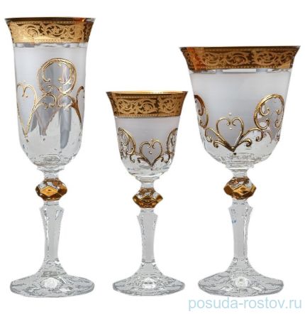 Набор бокалов 18 предметов (190, 230, 60 мл) &quot;Кристина /Tulp&quot; / 099590