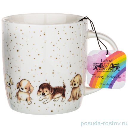 Кружка 390 мл &quot;Funny frends /Собачки&quot; (4шт.) / 229480