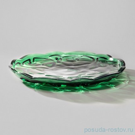 Блюдо 32 х 4,5 см круглое &quot;Elegia emerald&quot; / 368674