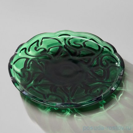 Блюдо 32 х 4,5 см круглое &quot;Elegia emerald&quot; / 368674