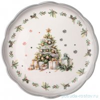 Тарелка 24,5 х 2,5 см 1 шт &quot;С новым годом!&quot; / 354950