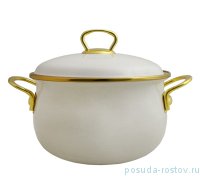 Кастрюля 18 см с крышкой 2 л &quot;Пачи /Элит класс&quot; кремовая / 200832