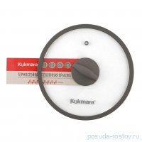 Крышка 24 см стеклянная с ободком   / 354467