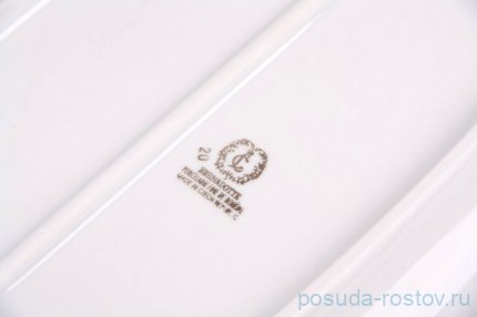 Блюдо 52 х 20 х 4,5 см для рыбы &quot;Бернадотт /Отводка золото&quot; / 006000