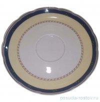 Блюдце 14,5 см. 1 шт &quot;Роза /Синие вишни&quot; / 374674