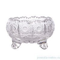 Ваза для конфет 9 см на 3-х ножках &quot;Хрусталь резной&quot; / 271291
