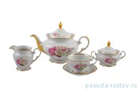 Чайный сервиз на 6 персон 15 предметов &quot;Аляска /Английская роза&quot; / 203867