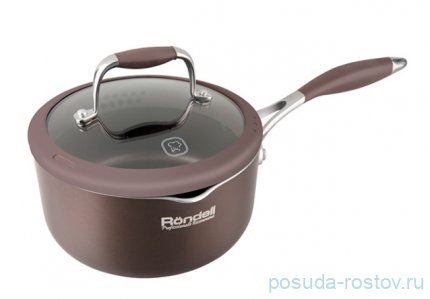 Ковш 18 см с крышкой 1,6 л &quot;Mocco&quot; / 114632