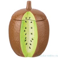 Ёмкость для сыпучих продуктов 12,5 х 12,5 х 18 см 900 мл &quot;киви&quot; / 214403