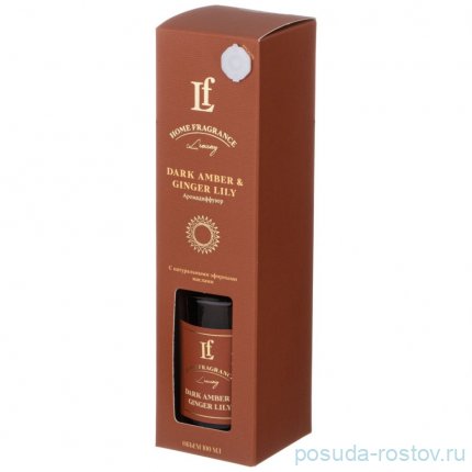 Диффузор ароматический 100 мл &quot;Dark amber &amp; ginger lily&quot; / 348304