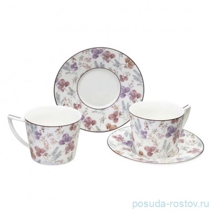 Чайный набор lefard blossom на 2 пер. 4 пр. 250 мл / 363039