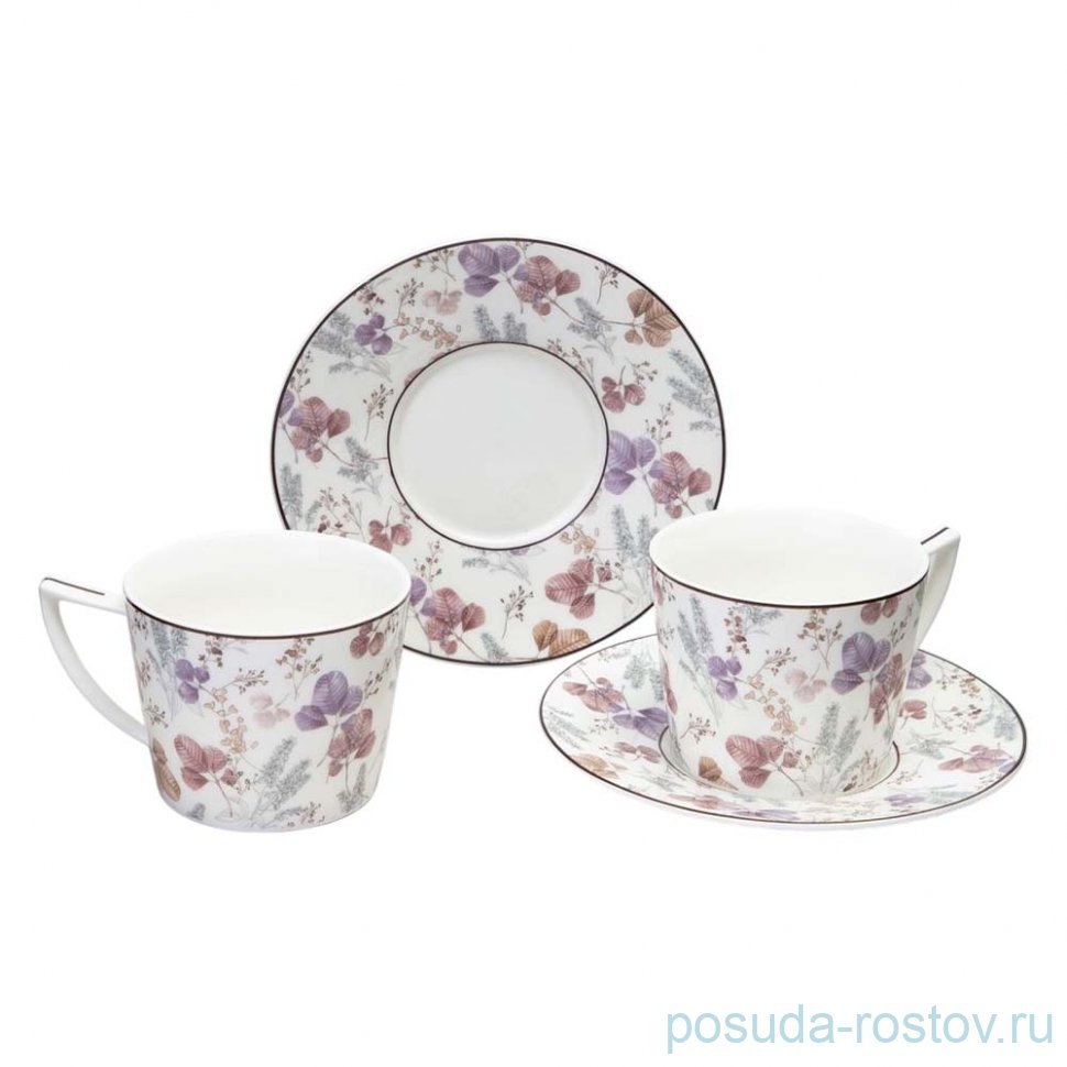 Чайный набор lefard blossom на 2 пер. 4 пр. 250 мл / 363039